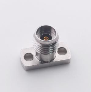 Quality 40GHz 2.92mm Sma Female Connector PCB Mounting With Flange 2 Holes 50Ohms wholesale