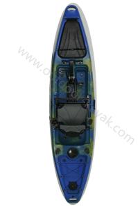 Quality Waterproof Hatchs 12ft Sea Touring Kayak Adjustable Footrest Steering System wholesale