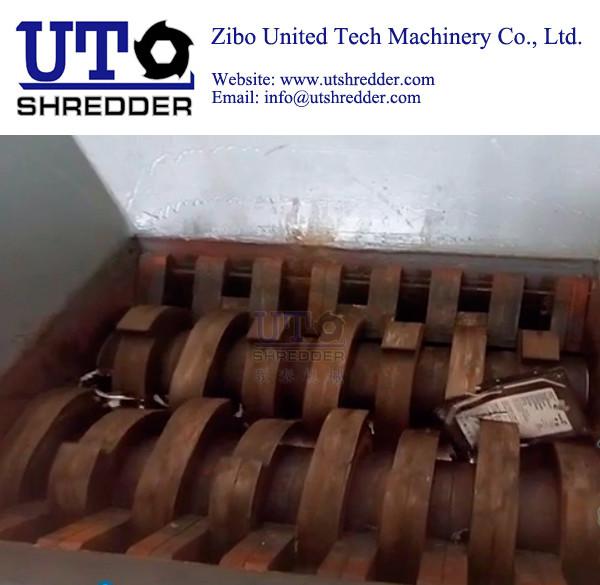 7.5kw - 45+45kw Electric plastic pipe, plastic waste crusher Double shaft
