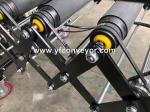 Telescopic Flexible Powered, Motorized Roller Rubber Conveyor