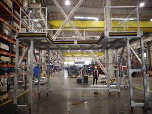 Quality 8080 Assembly Line Climbing Platform Industrial Aluminium Profile wholesale