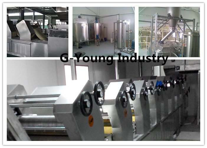 Vegetable Instant Noodles Making Machine For Hot Oil Frying Noodle Production