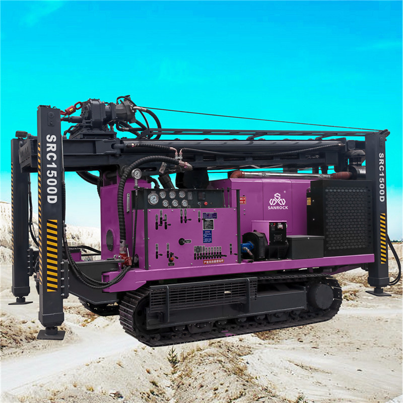 Rotary Core Drilling Rig Equipment Exploration Depth 1500m Hydraulic Core Drilling Rig