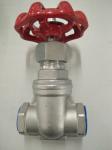 200PSI CF8M 1/2 Inch Hand Wheel Gate Valve Threaded Butt Welding