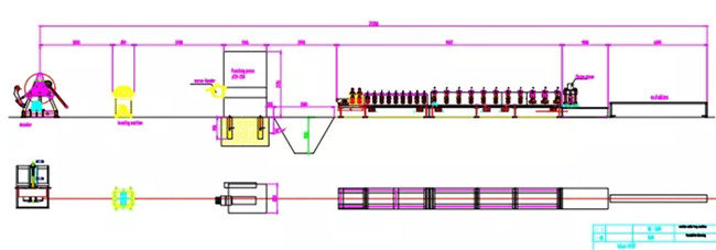 Servo Feeding Galvanized Steel Standard Cable Tray Roll Forming Machine Changeable Width 100-600mm