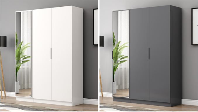 Mail Packing YALIG Modern Simplicity Bedroom Double Door Wardrobe Design for Apartment