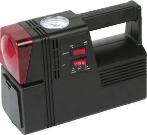 Quality Square Black Plastic Air Compressor For Car Tyres 3 In 1 Black And Red wholesale