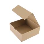Moisture Proof Clothing Packaging Recycled Folding Kraft Paper Box With Custom