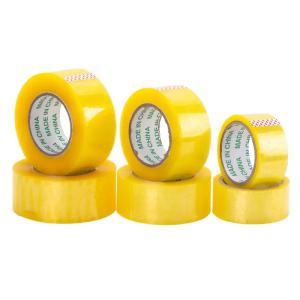 Quality 40 - 48mic Thickness BOPP Adhesive Tape Clear Yellowish BOPP Packing Tape wholesale