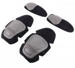 Professional Protection Gear Black Polyester Frog Suit Knee Pads and Elbow