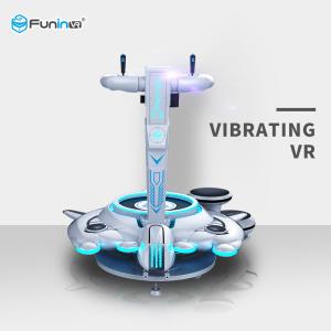 Quality 0.5KW Adult 9D Virtual Reality Simulator Game Machine Metal Material Black wholesale