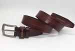 Genuine Men'S Luxury Leather Belts , Mens Reversible Leather Belt With Thick