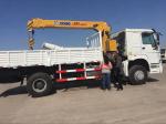290hp Boom Truck Crane / 6.3 Ton Rear Mounted 4x4 Crane Truck 360° All Rotation