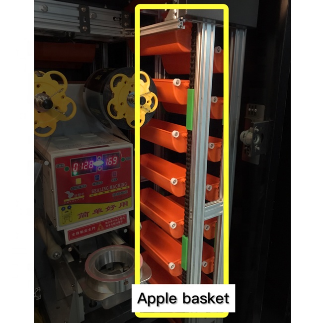 Commercial Orange Apple Juice Vending Machine Automatic 220V Customized Color