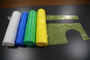 Quality White Disposable Plastic Aprons , Disposable Poly Aprons Eco - Friendly wholesale