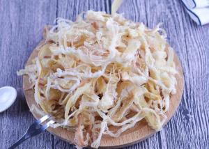 Quality Sliver Seasoned Dried Squid Fin Shredded Thailand Russian Market wholesale