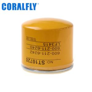 Quality 99.9% Efficiency Cylindrical Excavator Oil Filter wholesale