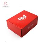300mm Length Corrugated Shoe Box , Custom Cardboard Shoe Boxes E Flute