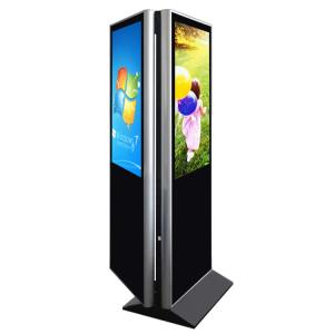 Quality 55 Inch Floor Standing Touch Screen Kiosk , Indoor Ultra Thin Touch Screen wholesale