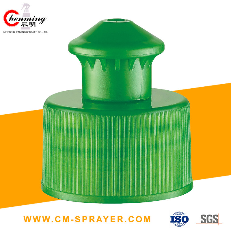 24-410 Cosmetic Bottle Caps 28-410 Plastic Water Bottle Push Pull Cap Lid For Sports Bottles