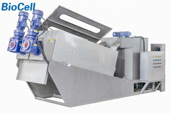 24m3/H Automatic Sludge Thickener Wastewater Treatment Volute Type Screw Press