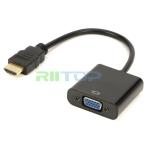 HDMI To VGA Converter Adapter Cable HD 1080P 1080P HDMI Male to VGA Female Video