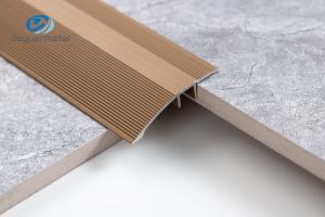 Quality 3m Aluminium Floor Edge Trim Heavy Duty 30mm Height GB Approved wholesale