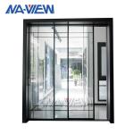 Energy Saving Double Glass Casement Aluminum Door Window With Superhouse System