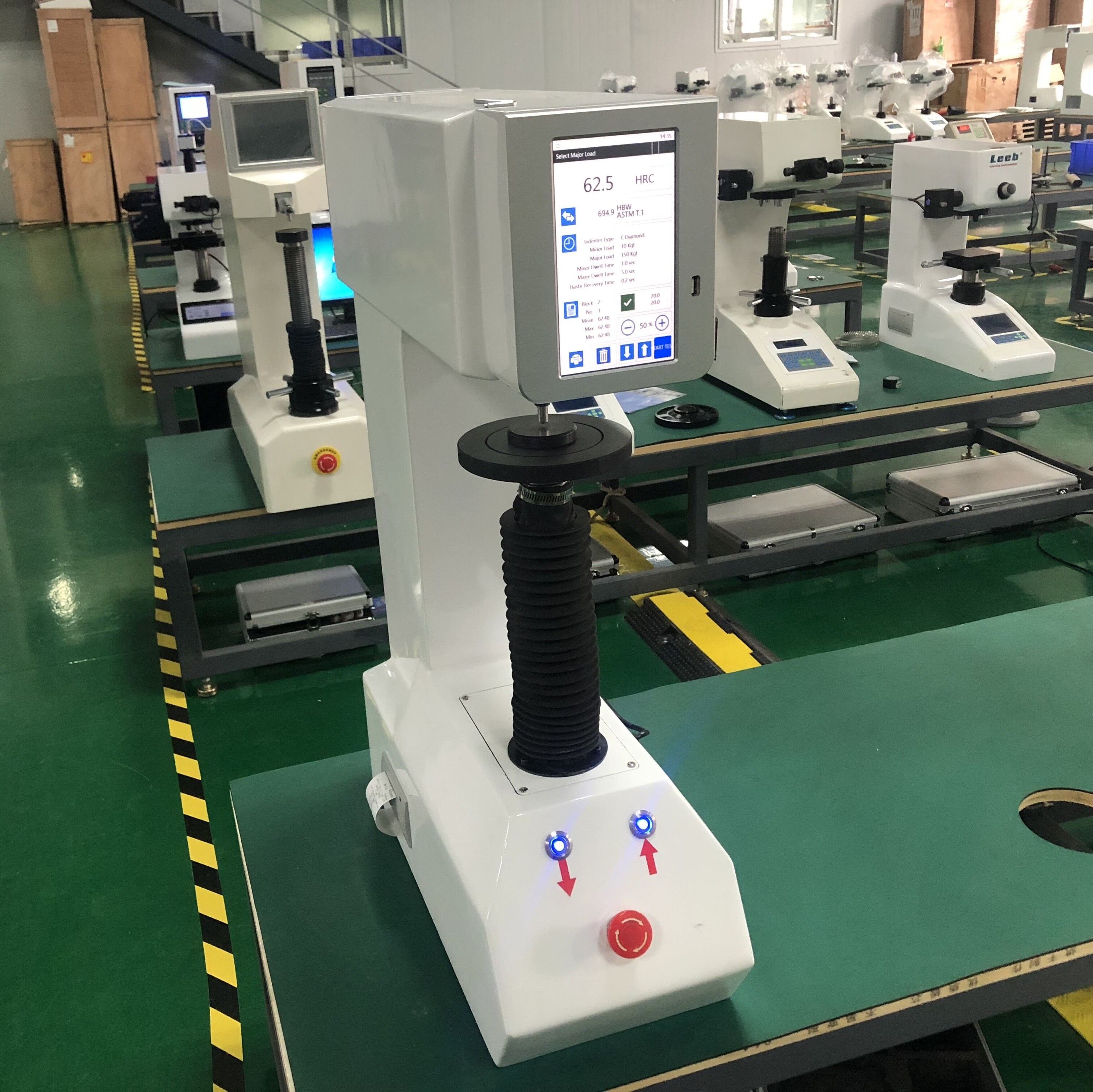 650 HBW Digital Brinell Hardness Tester For Metrology Building Materials