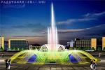 large elegant music Chinese water fountain