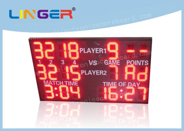 Long View Distance Electronic Tennis Scoreboard , Tennis Court Scoreboard 12''