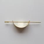Porcelain Decorative Hair Sticks Vintage Style Golden Metal For Women 6.2x2x2