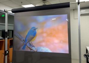 Quality Clear Transparent Holographic Screen , Holoscreen 100 Microns For Display / Store wholesale