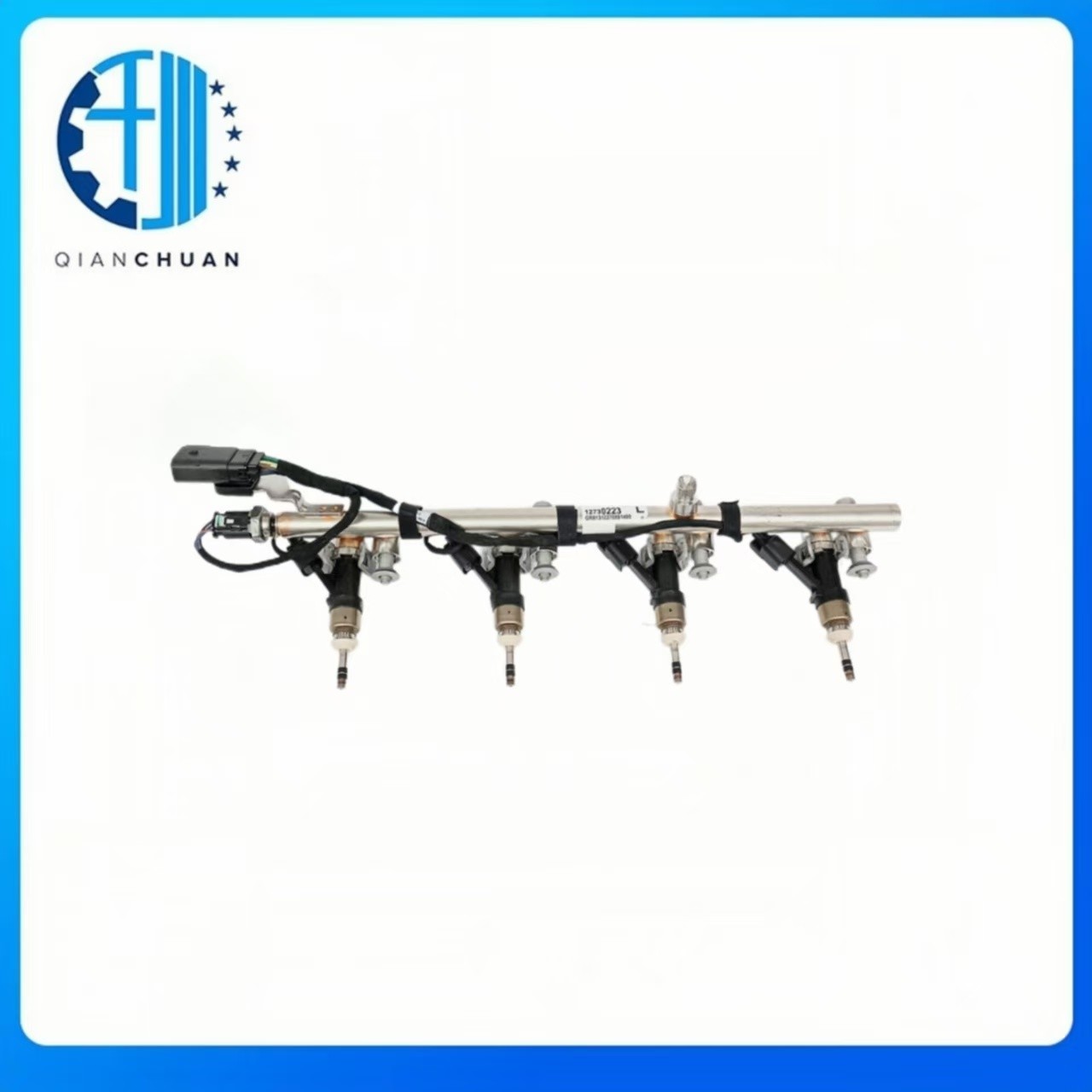 C-12730223 Fuel Rail Tube Harness Sensor & 4 Injectors For GM 6.2L 6.6L 22-25