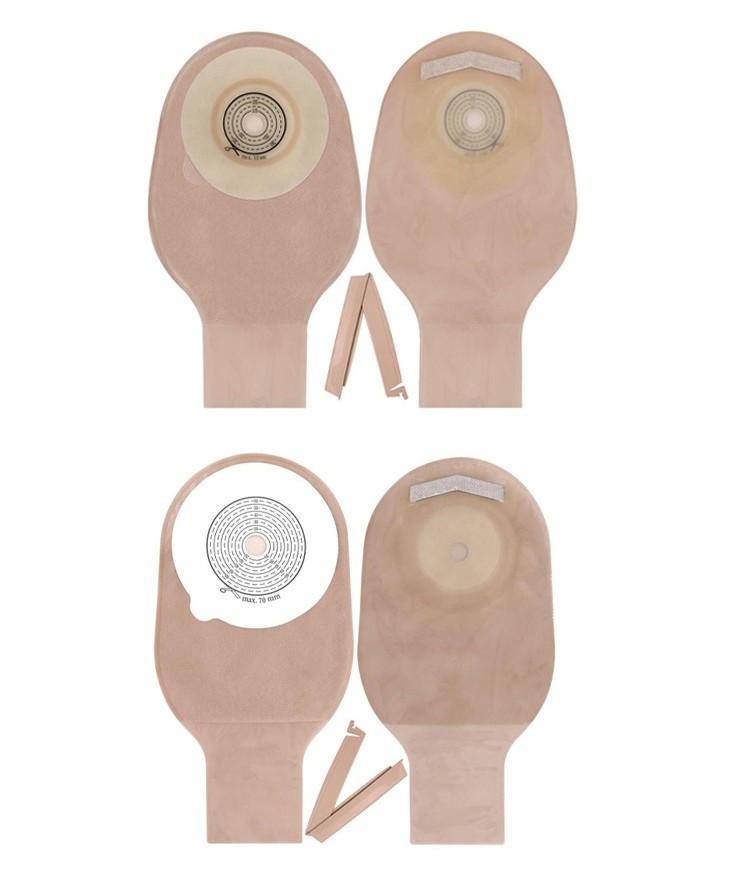 High Barrier Soft PVDC Co Extrusion Film Ostomy Bag In Complexion With Customizable Width And Transparent