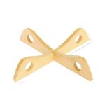 Detachable Sustainable Kitchen Tableware Bamboo Plate Holder Multifunctional