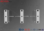 Automatic Glass Swing Gate , Access Control Turnstile Gate For Supermarket /