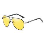 Alloys Pilot Polarized Lens Mens Luxury Sunglasses UV400 Driving Night Fishing