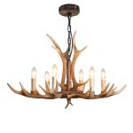 Deer horn chandelier for Coffee Shop Bedroom Living room Lighting Fixtures (WH