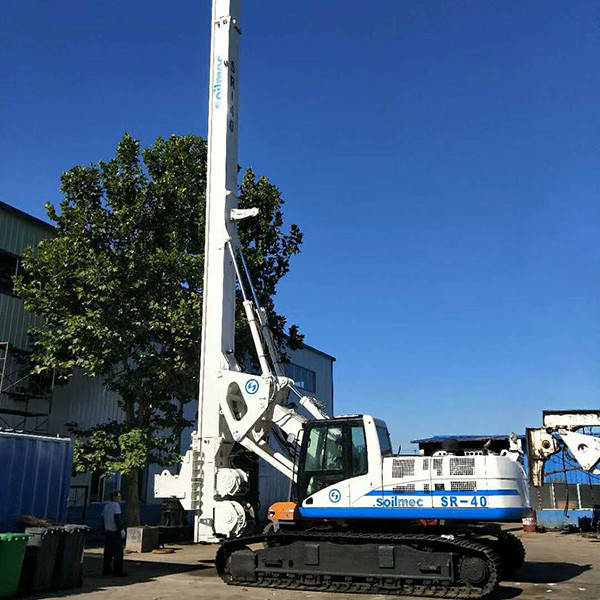 Kelly Miniature Used Rotary Drilling Rig SR40 50M Used Piling Rig For Construction