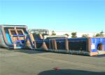 Challenging Yard Giant Inflatable Obstacle Course 30 Meters Long Fireproof