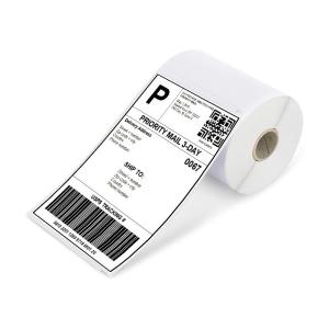 Quality Biodegradable Shipping Labels A6 Waybill 4x6 Thermal Fanfold Labels wholesale