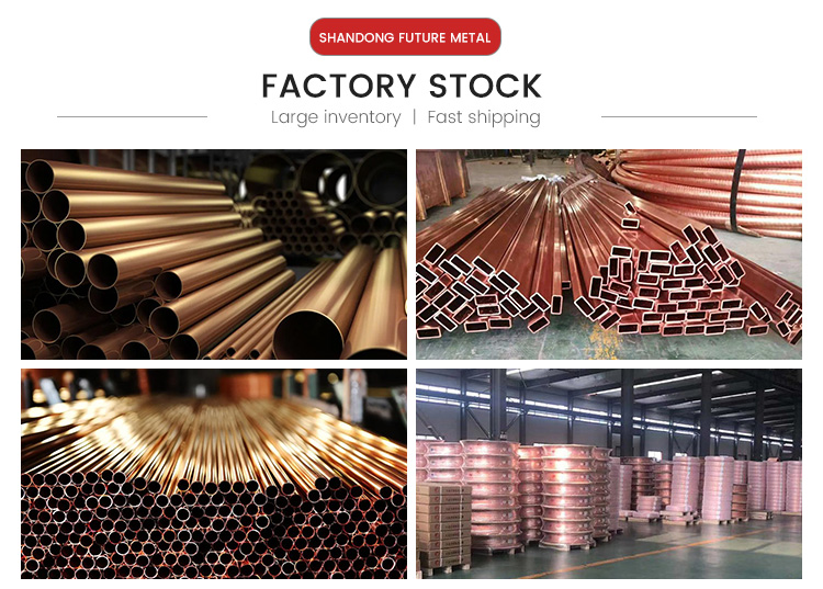 Water Tube Copper Pipe Customized For Oil / Gas Transportation System