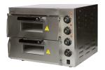 Electric Pizza Oven Stone Base Double Deck Pizza Oven Commercial Pizza Equipment