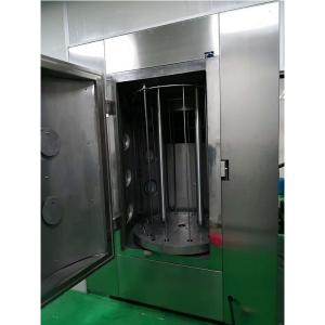 Quality High Depositing Speed Glassware Glass Crystal PVD Vacuum Coating Machine For Gold Color wholesale