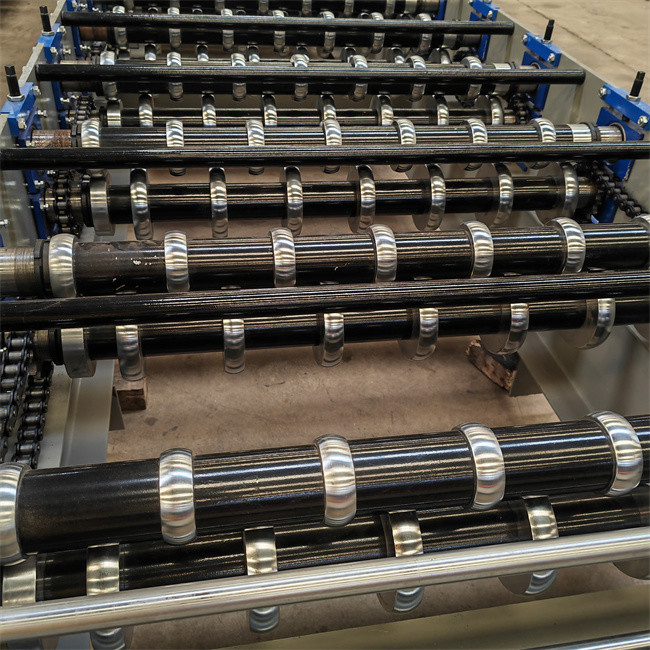 High speed manufacture iron steel corrugated sheet roll forming machine for Construction Material
