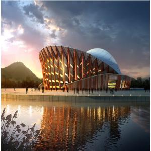 Quality Q235 Sofi Stadium Roof Structure Galvanized Steel Structure Punching wholesale
