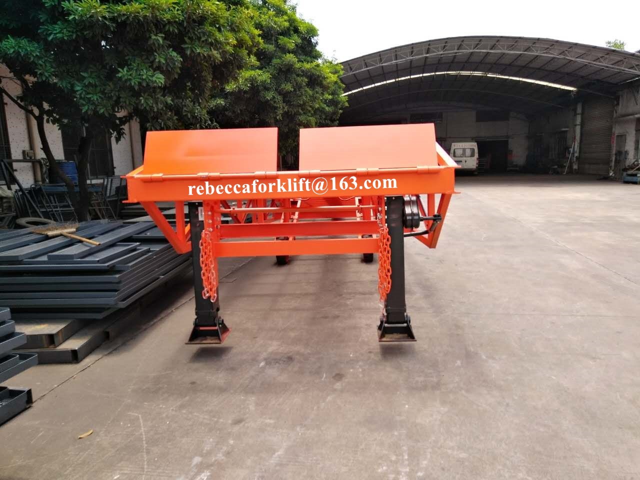 6 ton hydraulic adjustable container loading dock ramp for sale