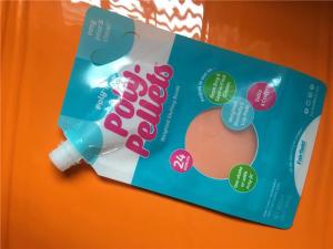 Quality Food Grade Doypack With Spout Laminated Material Vivid Gravure Printing wholesale