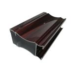 Aluminium Glass Door Profiles , 6063 Customized High Glossy Wood Grain Aluminum